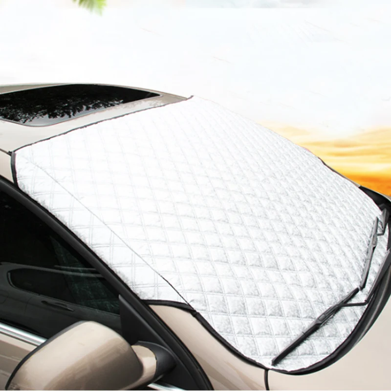 142CM*92CM car front block summer sun block convenient aluminum film