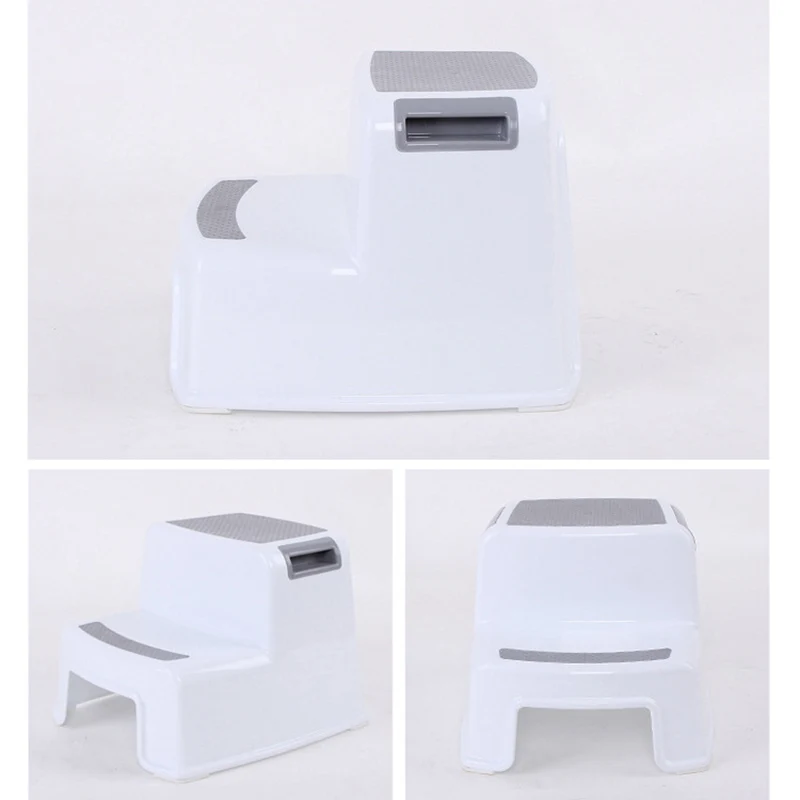 

Toilet Potty Training Kids 2 Step Stools Toddler Non-Slip Bathroom Potty Stool SLC88