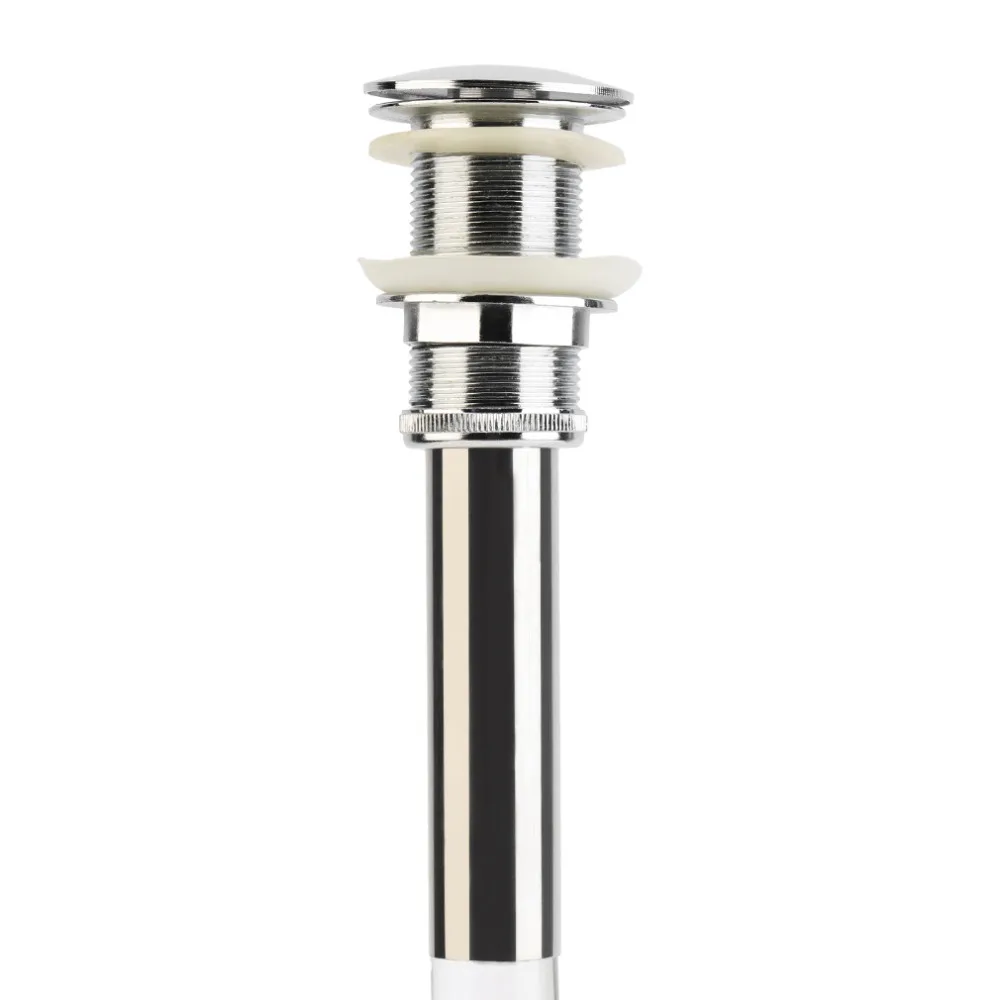 Bathroom Basin Faucet Sink Pop Up Drain Overflow/Non-Overflow Brushed Nickel bathroom parts faucet accessories Bathroom Basin Faucet Sink Pop Up Drain Overflow/Non-Overflow Brushed Nickel bathroom parts faucet accessories