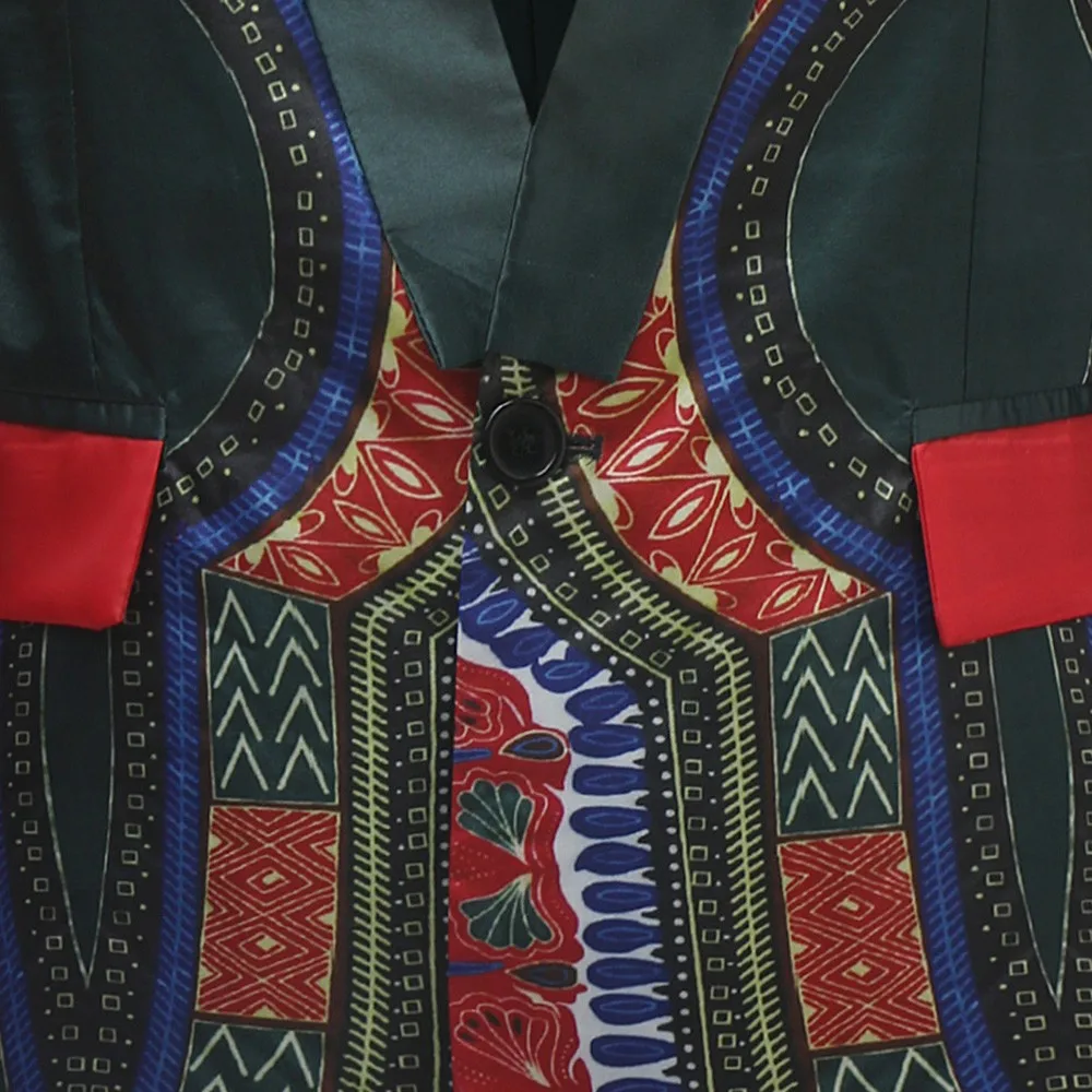 Мужская одежда Новая африканская Мужская модная куртка dashiki куртка с длинным рукавом и принтом зимнее пальто для мужчин veste homme