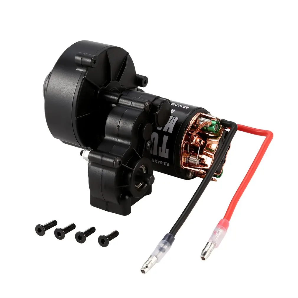 

AUSTARHOBBY Center Gearbox Transmission +540 Brushed Motor 21T 27T 35T 45T 55T for SCX10 D90 1:10 RC Rock Crawler Car Accessory