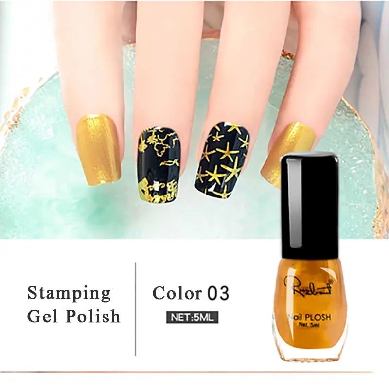 5 мл штамп лак для ногтей и штамповка лак для ногтей 17 цветов на выбор белый золотой штамп лак для ногтей спрей Vernis Ongle лак