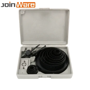 

16Pcs 19MM-127MM Tapper Hole Saw Tooth Kit Steel Carbide Drill Bit Set Cutter Holing Tool For Woodworking Thin Sheet Metal Alloy