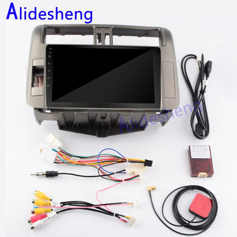 Sale Android 7.1 Car DVD Multimedia player 2G+32G for Toyota Prado 150 2010 2011 2012 2013 Car Radio GPS Navigation 5