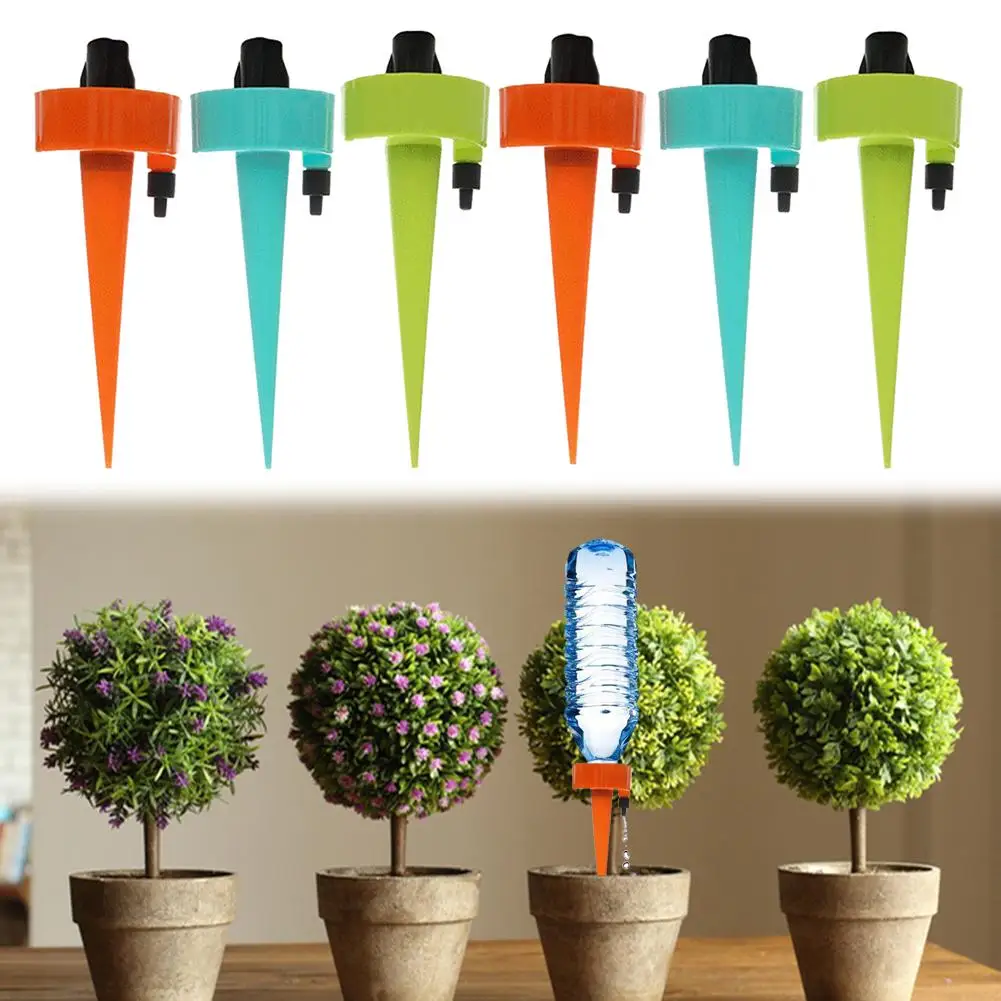 

6/12PCS Automatic Watering Device Self Watering Spike Slow Watering System Irrigation Water Seepage Tool Outdoor Indoor Plants