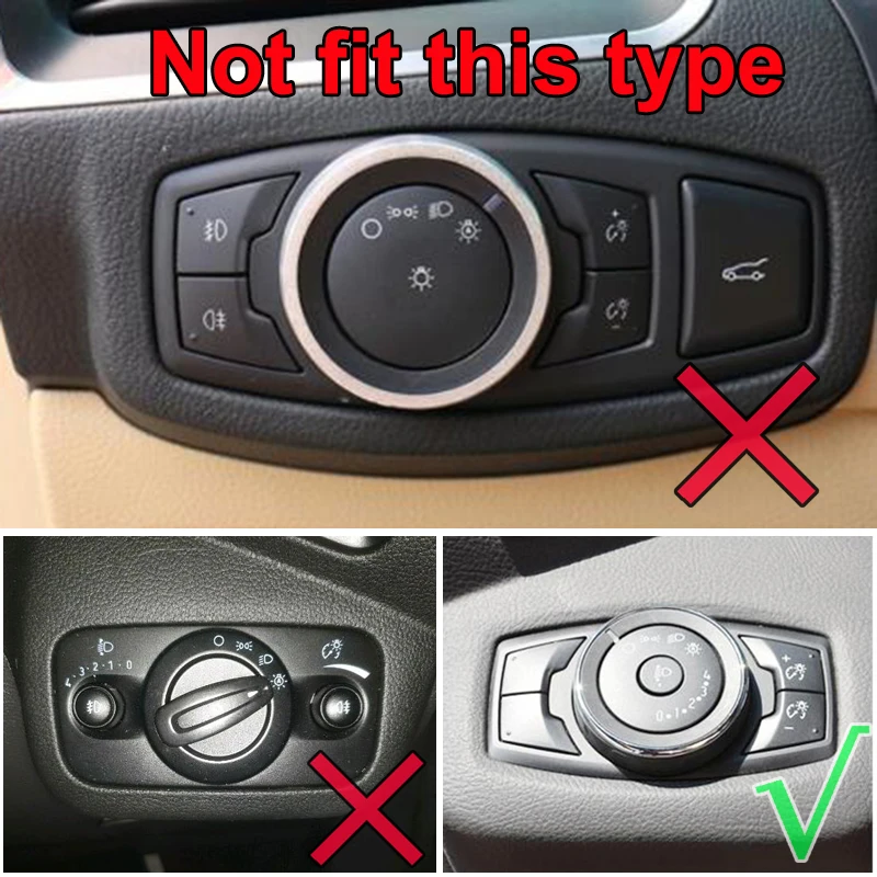 Для Ford Escape Kuga 2013 2014 2015 2016 хромированный внутренний высветильник ель света Панель