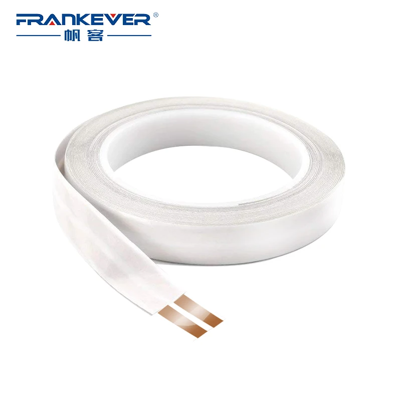 FrankEver Super Thin Flat Cable Audio Speaker Wire Invisible Led Cable 23 AWG Pure Copper 2 Conductor with Adhesive Backing