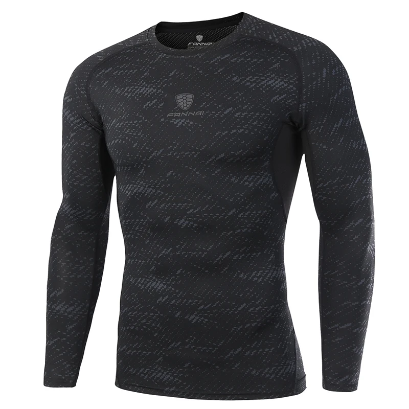 

Men Running Long Sleeve T-shirt Sport Top Quick Dry Basketball Training Sportswear Fitness Outdoor Mountaineer Clothing XXXXL