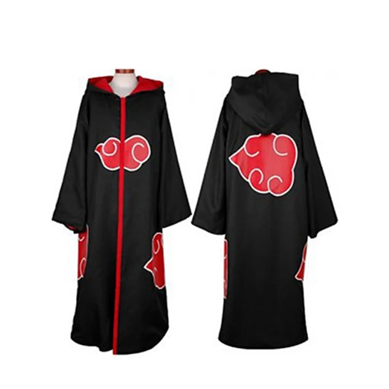 

Naruto Cosplay Costume Accessories Akatsuki Uchiha Itachi Cloak Hoodie Anime Halloween Party Adult Cosplay Clothing Dropshipping