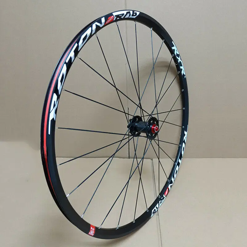 Black-26-front RXR колеса для горного велосипеда 26er 27,5 er 29er MTB велосипедные диски вилсет под дисковый тормоз передние и задние 100/135 мм QR карбоновая ступица - Цвет: Black-26-front