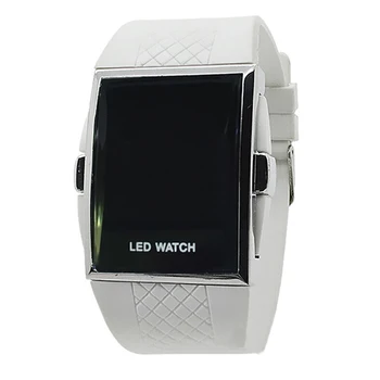 

YCYS!new led Digital Sport strap wristwatch for ladies-All White