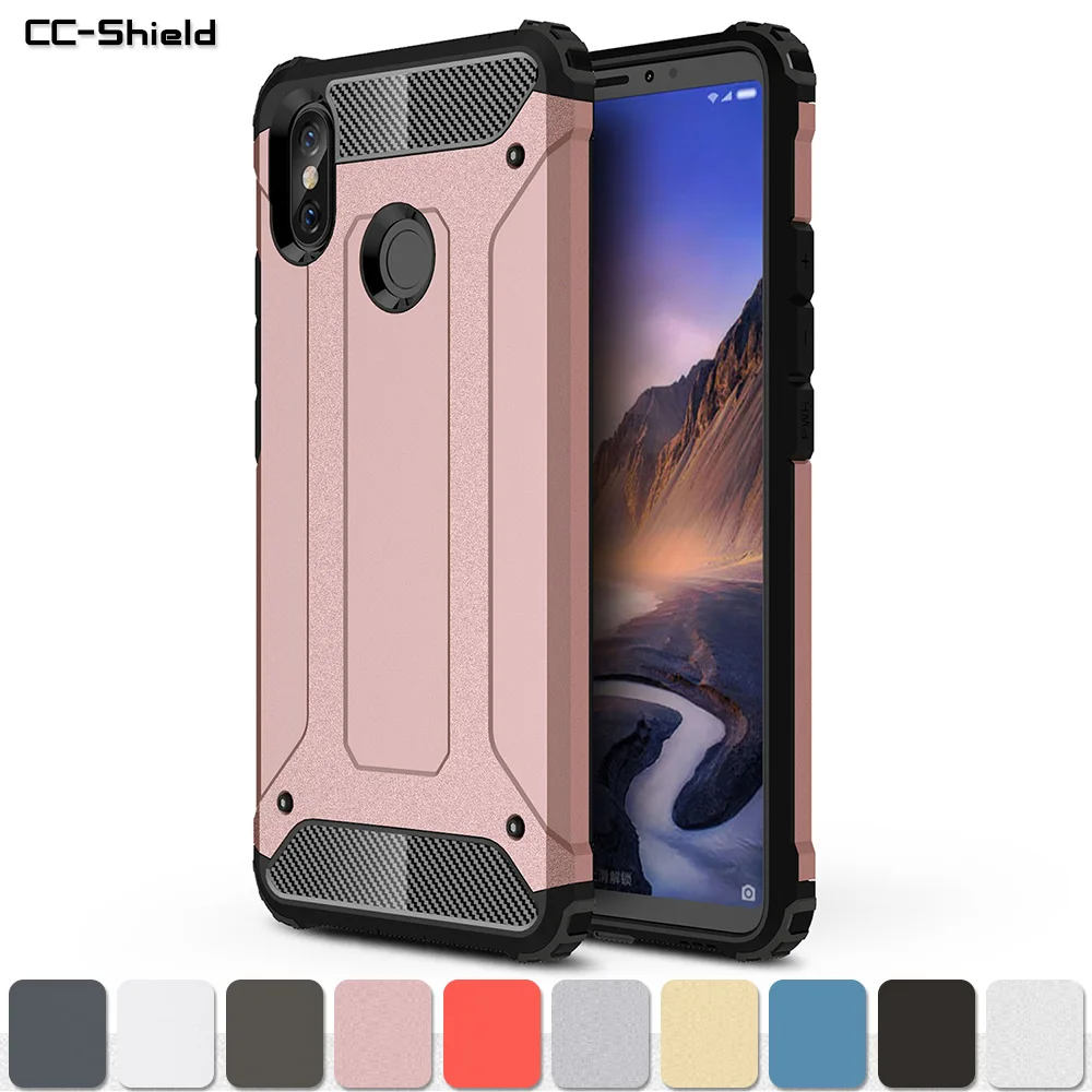 

Armor Case for Xiaomi Mi MAX 1 2 3 Max1 Max2 Max3 Phone Bumper Fitted Case for Xiaomi Products MiMax 1 2 3 Hard Protection Cover