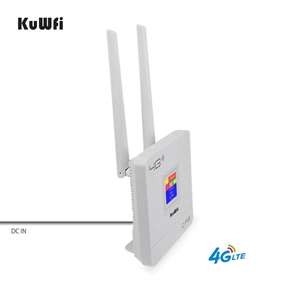 KuWfi 300 Мбит/с беспроводной CPE 4G LTE Wifi маршрутизатор ФЗД TDD WCDMA GSM глобальная
