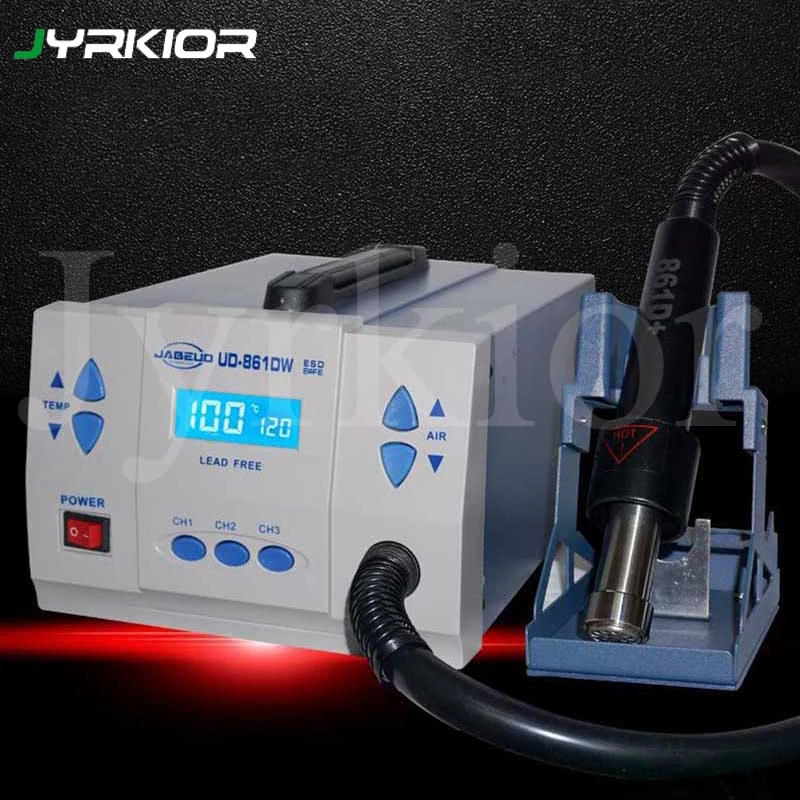 Jyrkт. UD-861DW 1000 Вт Тепловая пушка Бессвинцовая паяльная станция с микрокомпьютером |