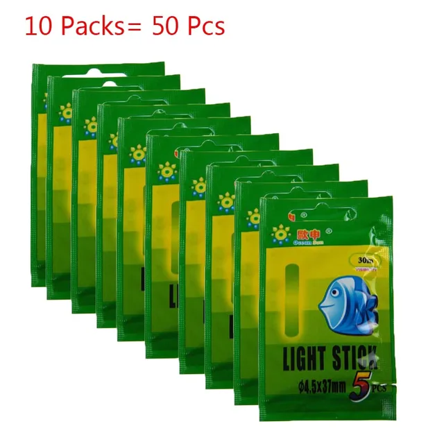 50Pcs Light Fishing Lightstick Fluorescent Float Night Dark Glow Stick 50Pcs Light Fishing Lightstick Fluorescent Float Night Dark Glow Stick