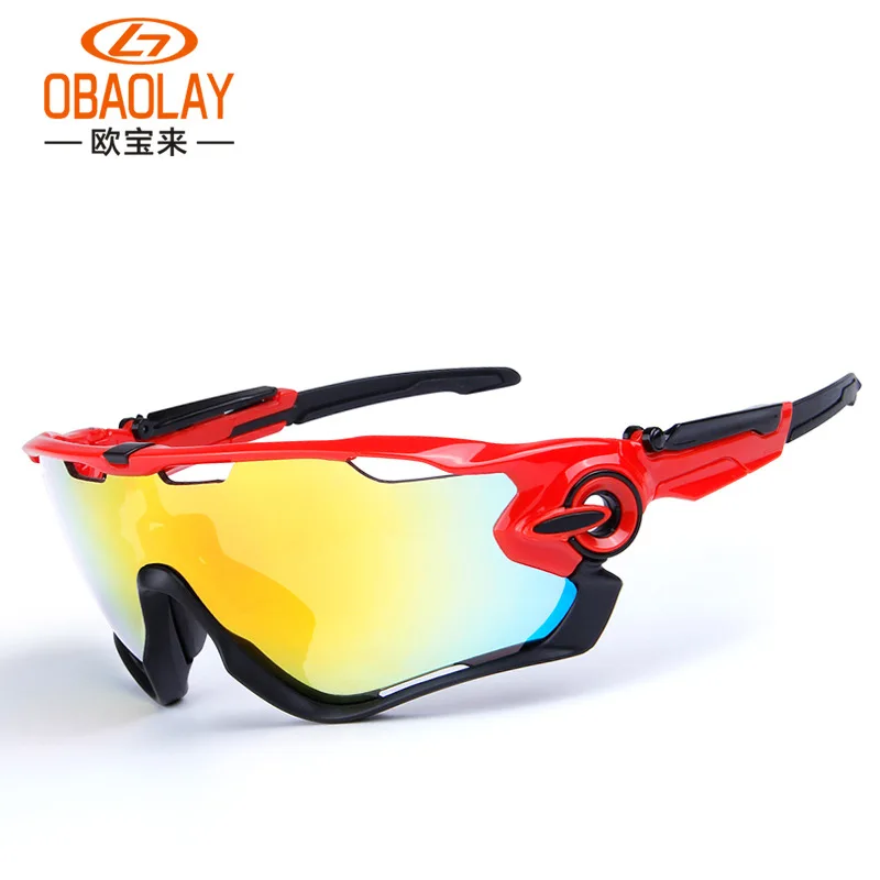 OBAOLAY Ciclismo gafas polarizadas MTB bicicleta gafas Ciclismo gafas Mans Mountain Bike Sport 5 Len gafas de sol OBAOLAY Ciclismo gafas polarizadas MTB bicicleta gafas Ciclismo gafas Mans Mountain Bike Sport 5 Len gafas de sol