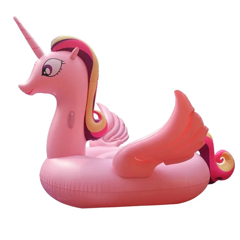 Надувной поплавок для бассейна 275 см надувной в виде единорога Pegasus Floaties надувные