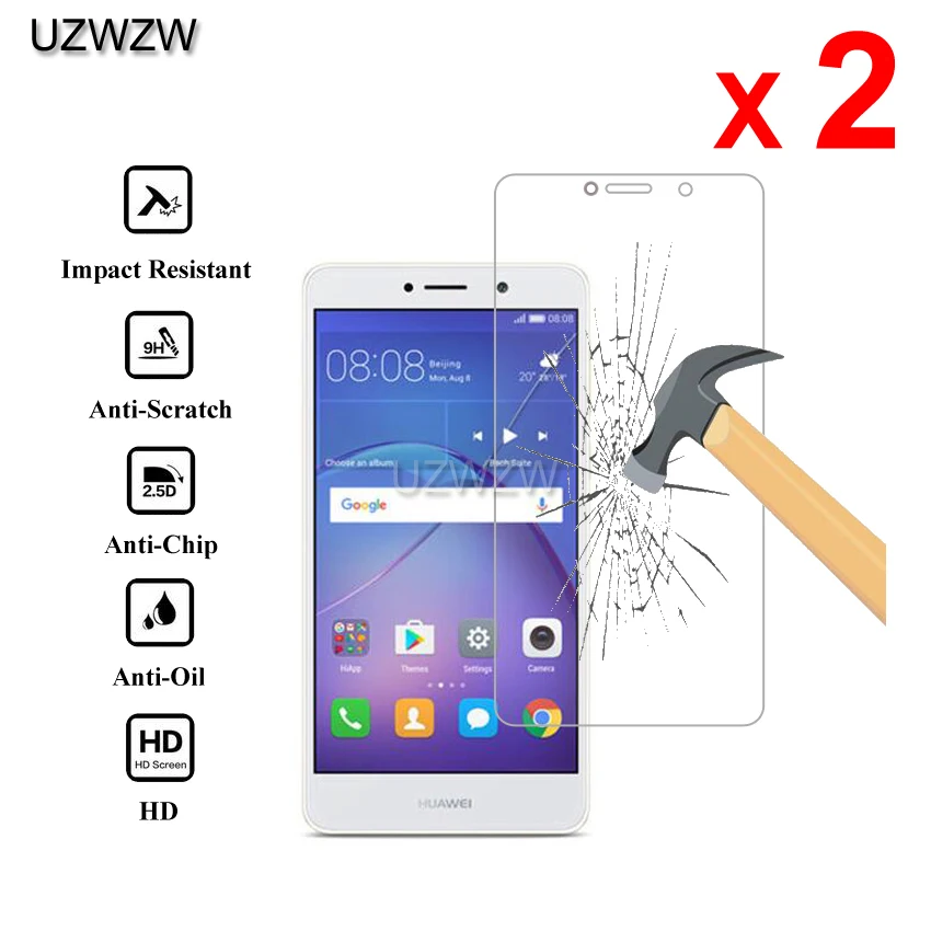

2pcs For Huawei GR5 2017 Premium 2.5D 0.26mm Tempered Glass Screen Protector For Huawei GR5 2017 Protective Glass