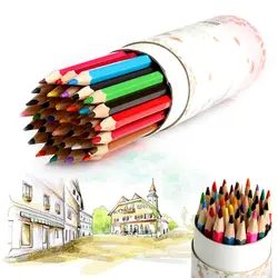 1 Набор новейших карандашей 12 18 24 36 с цветным рисунком, подарок, предназначенный для школьников, художников, ремесленников, высокого