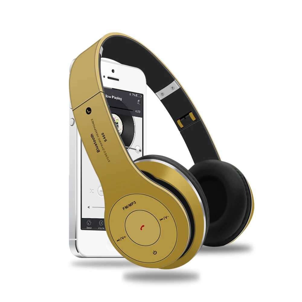 Wireless Bluetooth Headphones Stereo music earphone Headsets with Mic Support TF Card FM for Mobile Phone iPhone Samsung xiaomi