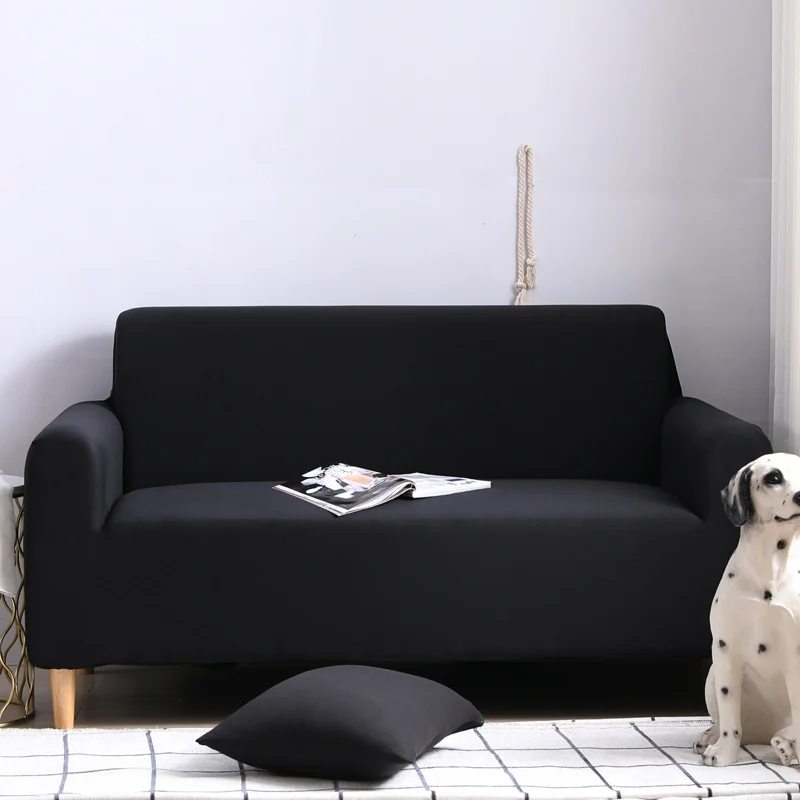 Sofa cover 1/2/3/4 seater elastic universal sofa covers Pure color spandex  sofa covers Multicolor optional Free shipping