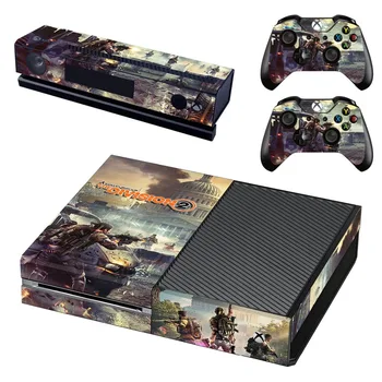 

New Skin Sticker Decal For Xbox One Console and Kinect and 2 Controllers For Xbox One Skin Sticker Vinyl - The Division 2