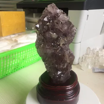 

742g Beautiful Quartz Crystals Product Amethyst geode specimen Healing Points stones and minerals gift for Home Decor