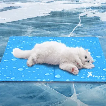 

Pet Summer Cooling Sleeping Mat, Dog Puppy Bed Blanket Kennel Pad Cushion Keeping Cool