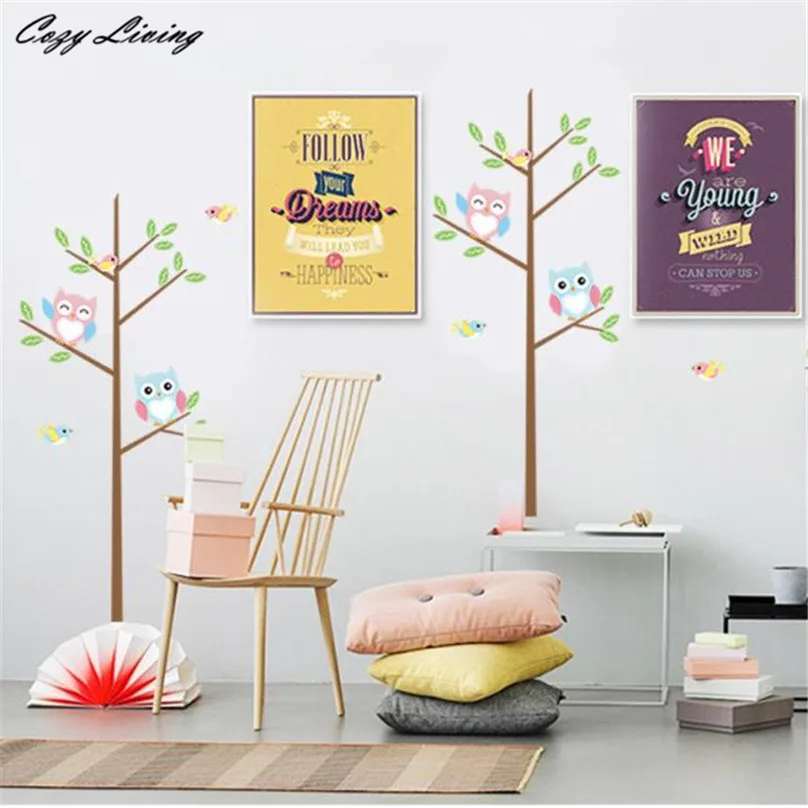 Kids Bedroom Background stickers owl picture - more detailed picture about wall stickers Kids Bedroom Background stickers owl picture - more detailed picture about wall stickers