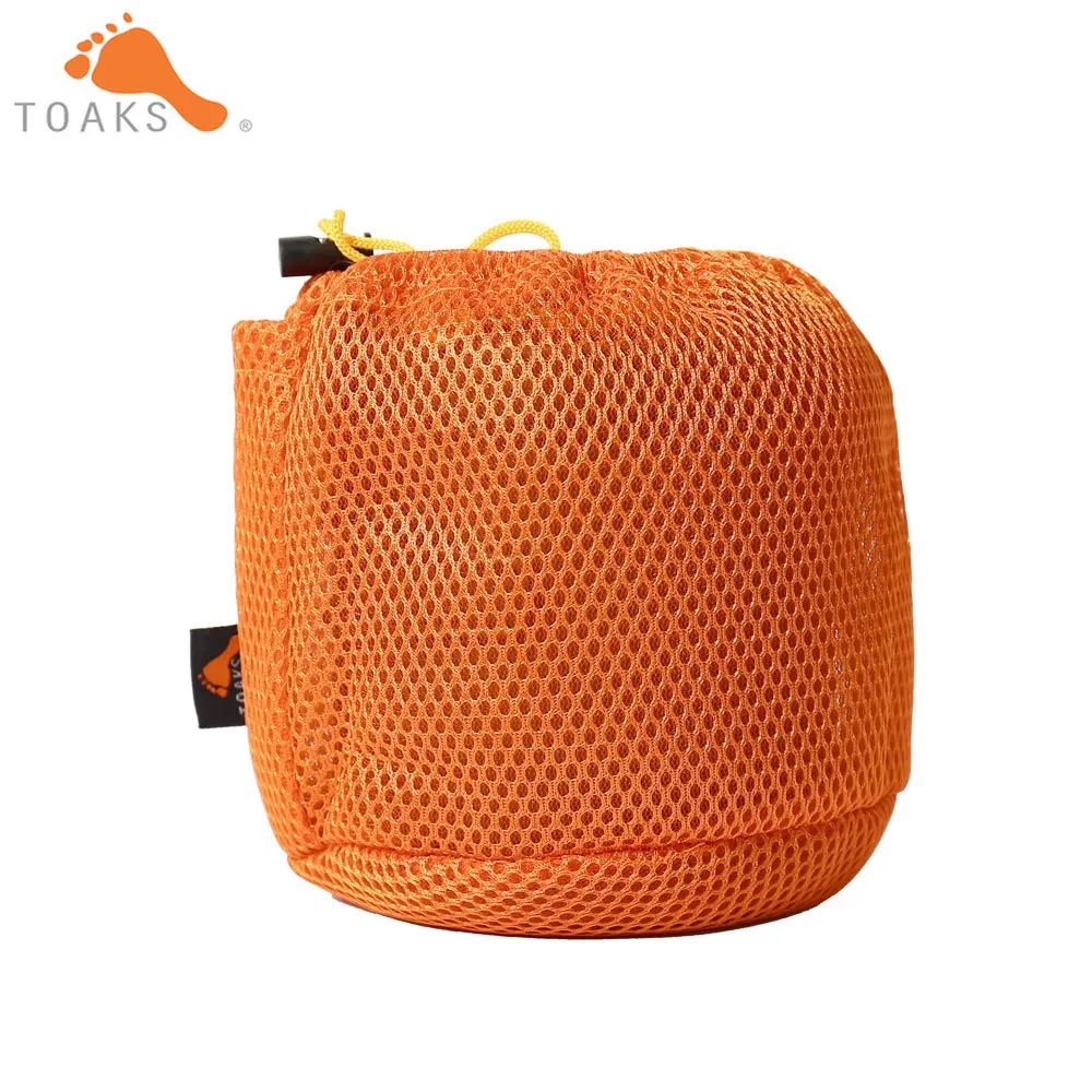 TOAKS CKW-1100 titanio al aire libre Camping Pan Caminar utensilios de cocina mochilero Picnic tazón Pan Pot Set con mango plegable