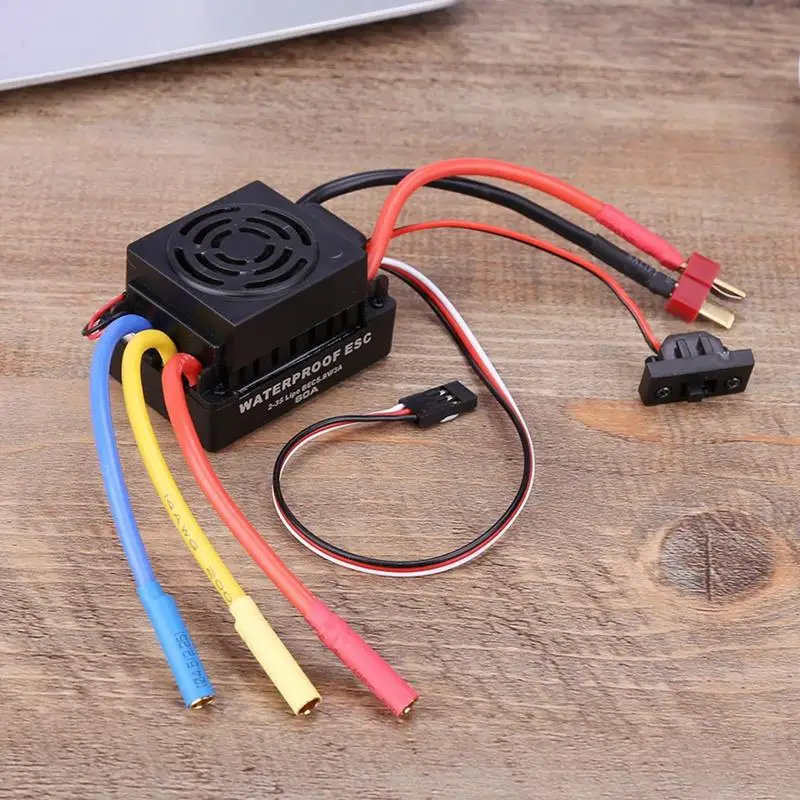 Бесщеточный 60A Esc программист для 1/10 Rc автомобильный двигатель комплект