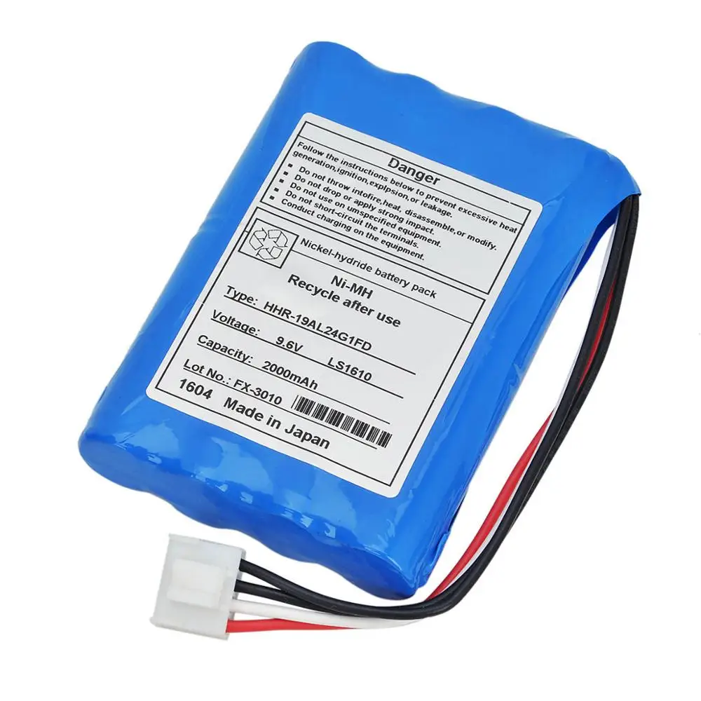 

2000mAH NEW ECG battery for Fukuda FX-3010 FCP-3610 HHR-19AL24G1FD LS1610