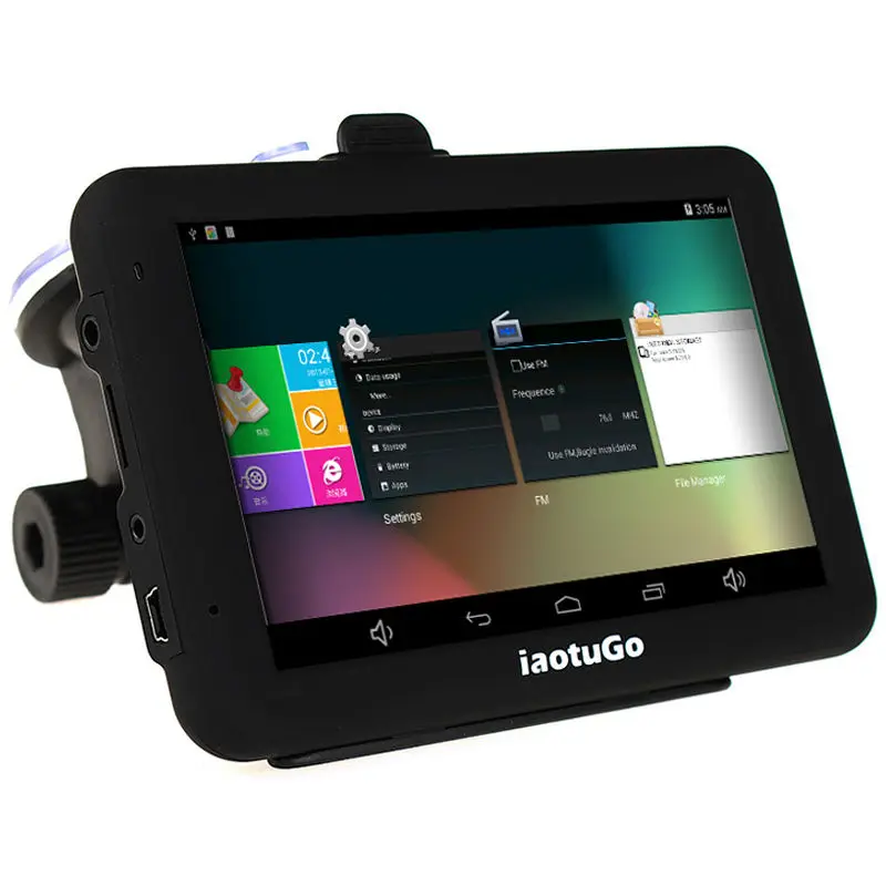 IaotuGo " Android емкостный Автомобильный gps навигатор+ Задняя парковочная камера системы, четырехъядерный Tuck навигатор 512M 8G Wifi Bluetooth AVIN