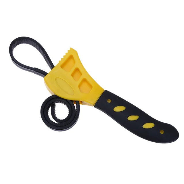 Rubber Strap Adjustable Bottle Opener Car Auto Repair Universal Filter Spannerin Wrench from