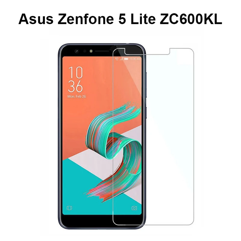 2 шт. Защитное стекло для экрана Asus Zenfone 5 Lite ZC600KL закаленное против царапин X017D |
