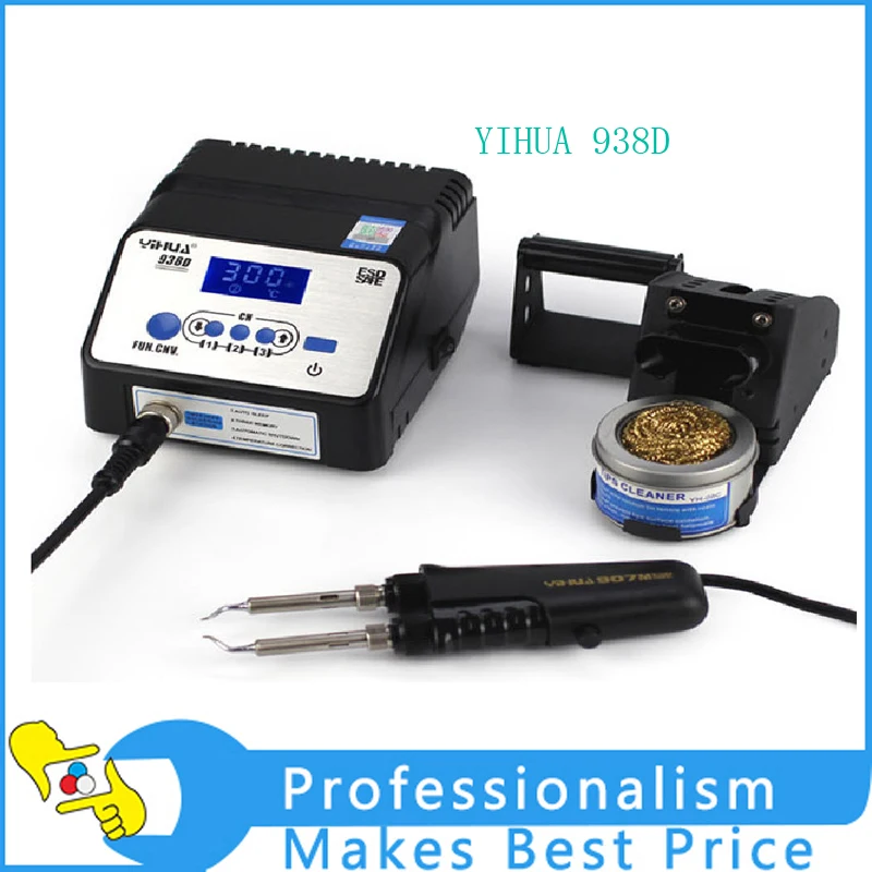 

Free shipping 220V Soldering Station YIHUA 938D with LED Display YIHUA 938D Solder iron