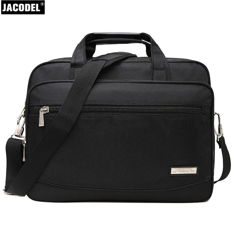 

Jacodel 15 Inch Computer Laptop Bag for 15.6 Laptops Oxford Cloth Briefcase Lcapacity Waterproof Portable Shoulder Messenger Bag