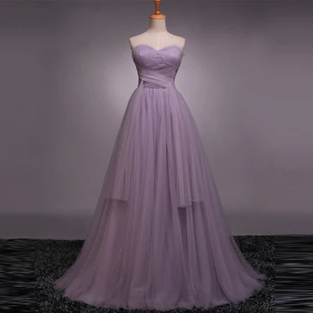 

SoAyle Honorable A Line Tulle Sleeveless Sweetheart Off the Shoulder Criss-Cross Tasse robe de soiree Long Evening Dresses