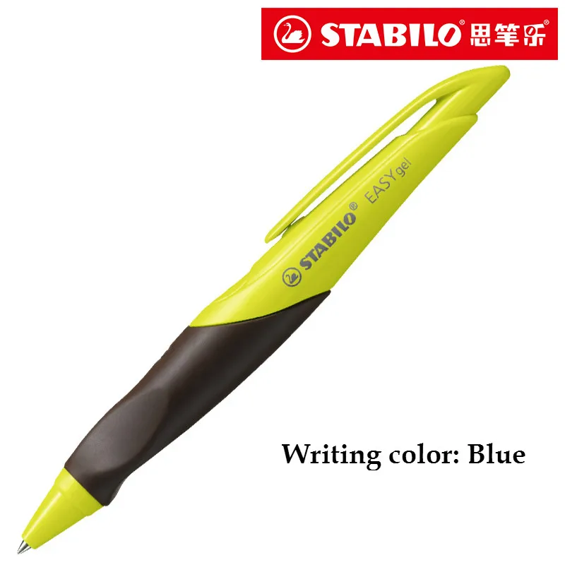 Немецкая Stabilo 5892 гелевая ручка 0,5 мм противоскользящая гелевая ручка чистое письмо авторучка детская правая ручка коррекция инструмент для письма - Цвет: B