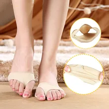 Стрейч нейлон Большой носок Cyst мягкая ткань стельки для ног колодки, профилактика «косточек» на ноге Подушка Bunion носок разделитель ортопедические стельки