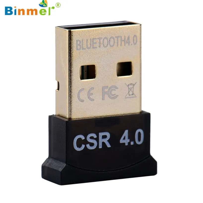 Binmer Мини беспроводной USB Bluetooth 4,0 адаптер ключ для ПК ноутбука Win XP Vista7/8/10 CSR4.0 Aug 24