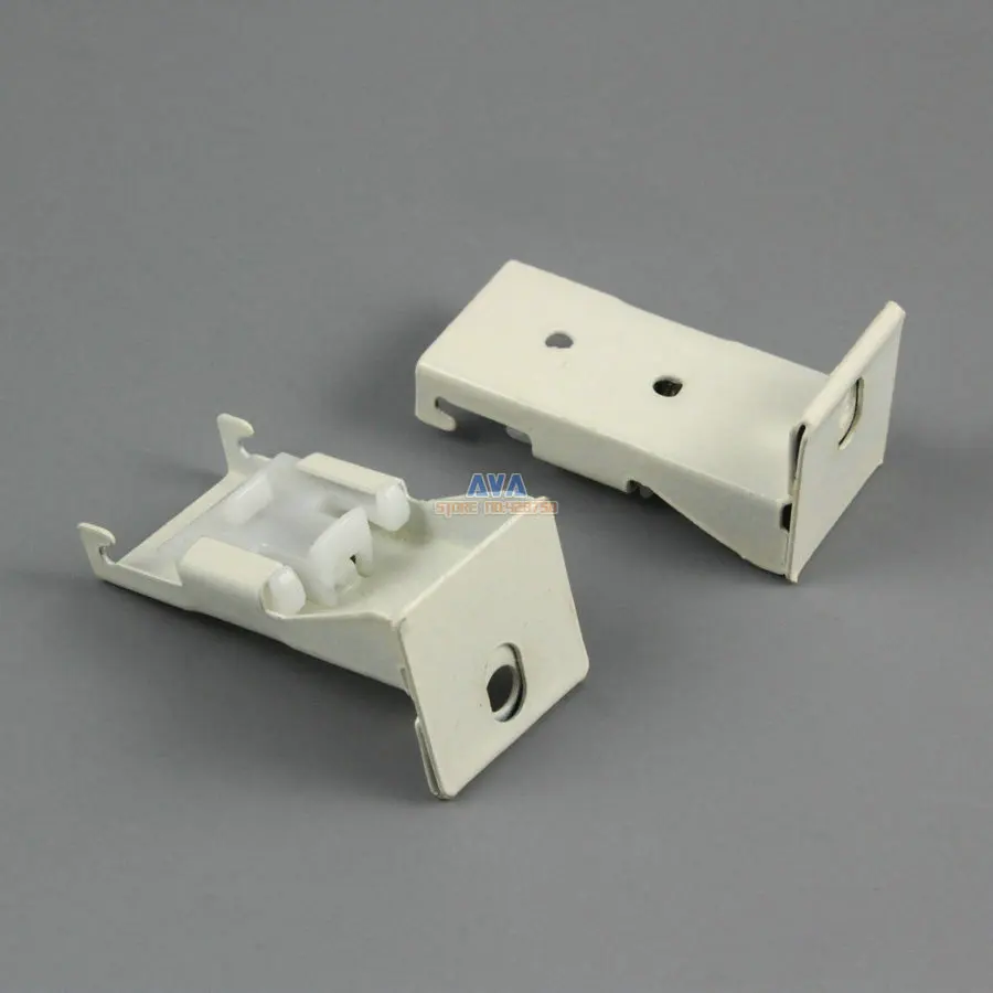 20 Pieces L Shape Curtain Track Bracket Curtain Track Brace 42x20x21mm