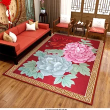 Япония стиль Шерсть Ковры для спальни hallyway Европейский стиль площадь ковер пол дверь коврик Нежный красный утолщаются ковры