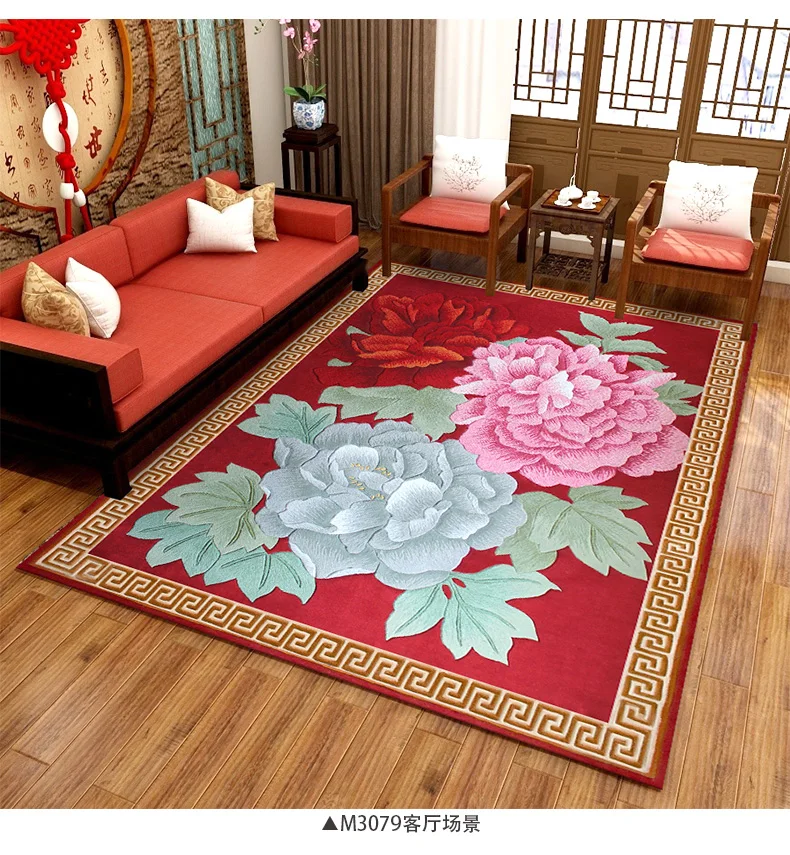 Japan style 100 wool Carpets For Bedroom hallyway European Style Area