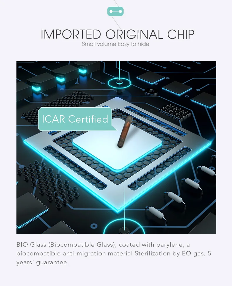 Animais Microchip Rfid Implante Injector