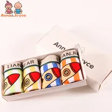 4 шт./лот в партии трусы-боксеры для мальчиков с героями мультфильмов нижнее белье из хлопка детские трусы для маленьких мальчиков нижнее белье трусики костюм 2-10years JP-TNM3071