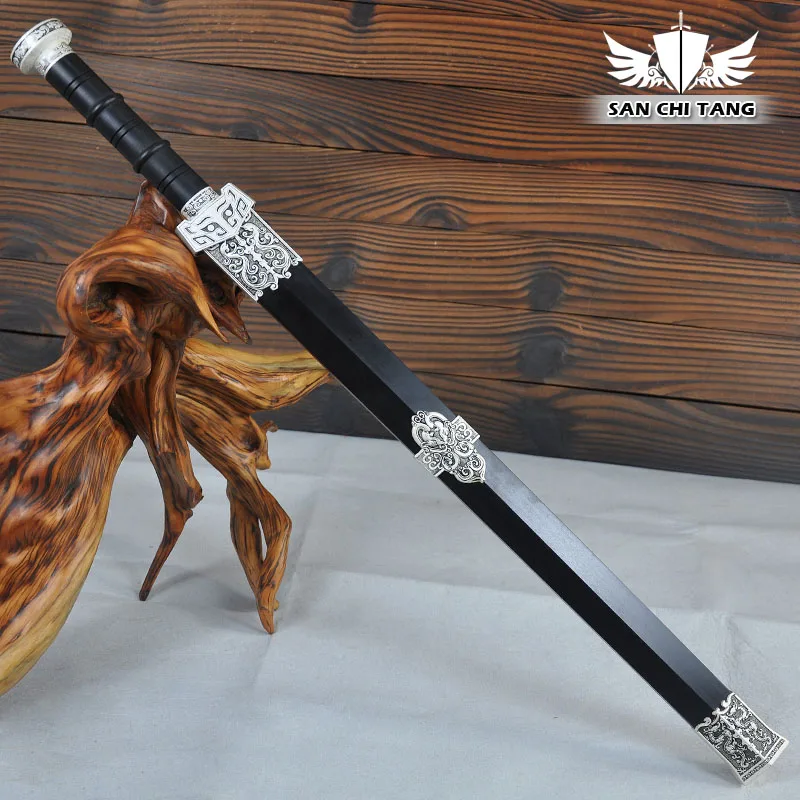 

Home Decoration Chinese Han Dynasty Sword Fully Handmade 9260 Spring Steel Full Tang Blade very sharp Functional Real Sword