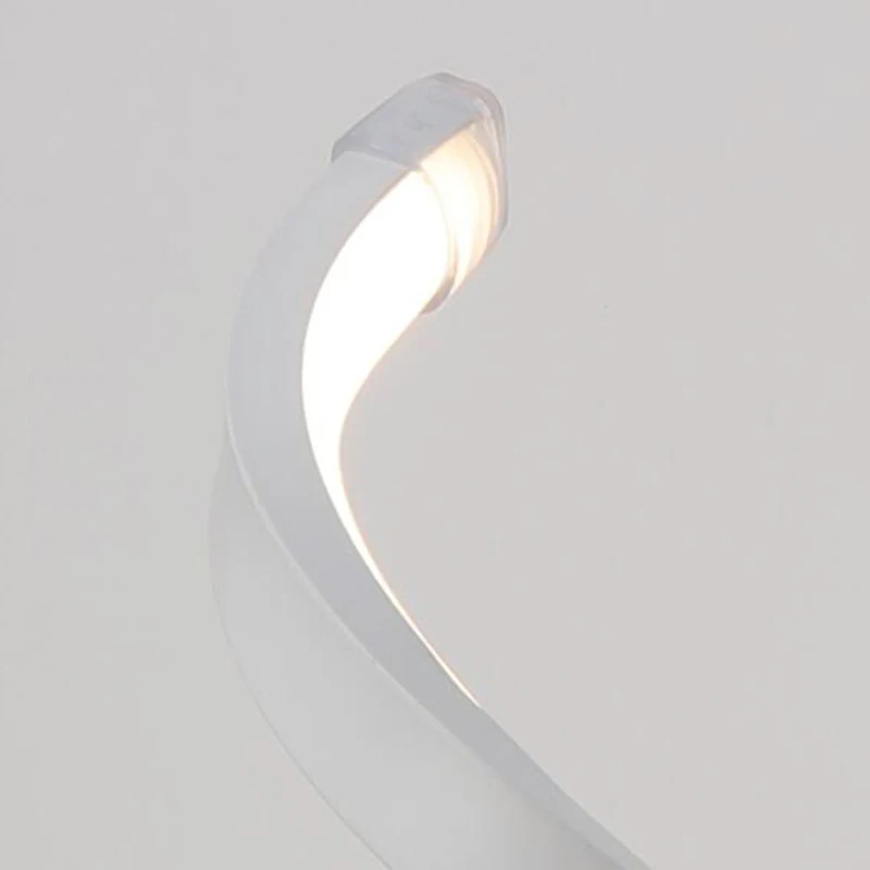 Светодиодная настольная лампа с европейской вилкой, современный креативный спиральный дизайн, минималистичное освещение, диммируемая напольная стойка, лампа отлично подходит для гостиной