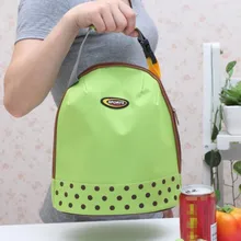 Повседневный ланч-контейнер для сумок Tote термоизолированная охлаждающая сумка для путешествий переносная сумка Bento на молнии