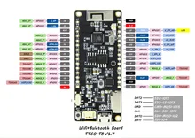 TTGO T8 V1.7 ESP32 WiFi модуль bluetooth 4 МБ PSRAM TF карта 3D антенна микропитон макетная плата